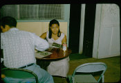 Saipan 1956 Collection, No. 64 Woman Reading A Book